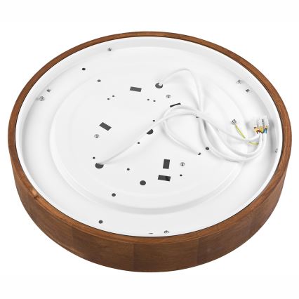 Brilagi - LED Plafon CARVALHO 3xE27/60W/230V dąb wiśnia śr. 47 cm