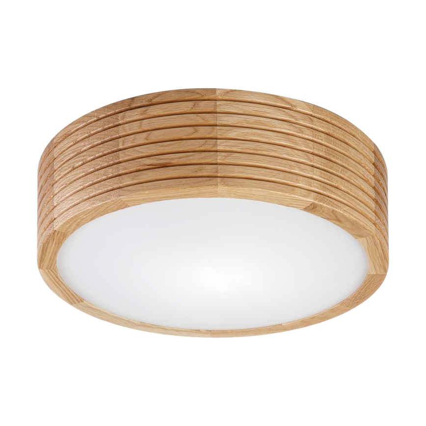 Brilagi - LED plafon CARVALHO MODERN 1xE27/60W/230V śr. 27,5 cm dąb