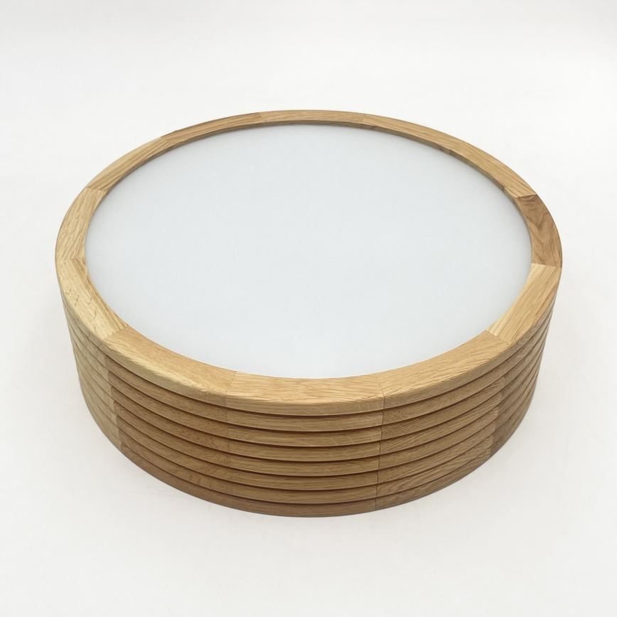 Brilagi - LED plafon CARVALHO MODERN 1xE27/60W/230V śr. 27,5 cm dąb