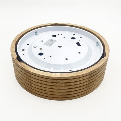 Brilagi - LED plafon CARVALHO MODERN 1xE27/60W/230V śr. 27,5 cm dąb