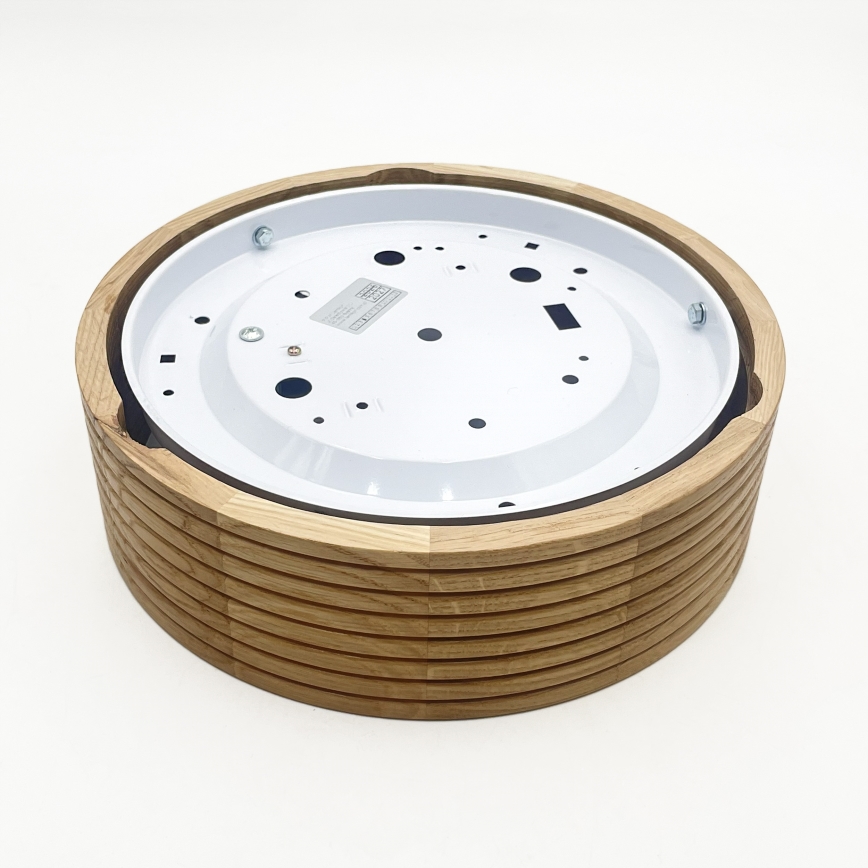 Brilagi - LED plafon CARVALHO MODERN 1xE27/60W/230V śr. 27,5 cm dąb