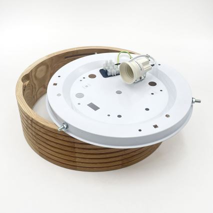 Brilagi - LED plafon CARVALHO MODERN 1xE27/60W/230V śr. 27,5 cm dąb
