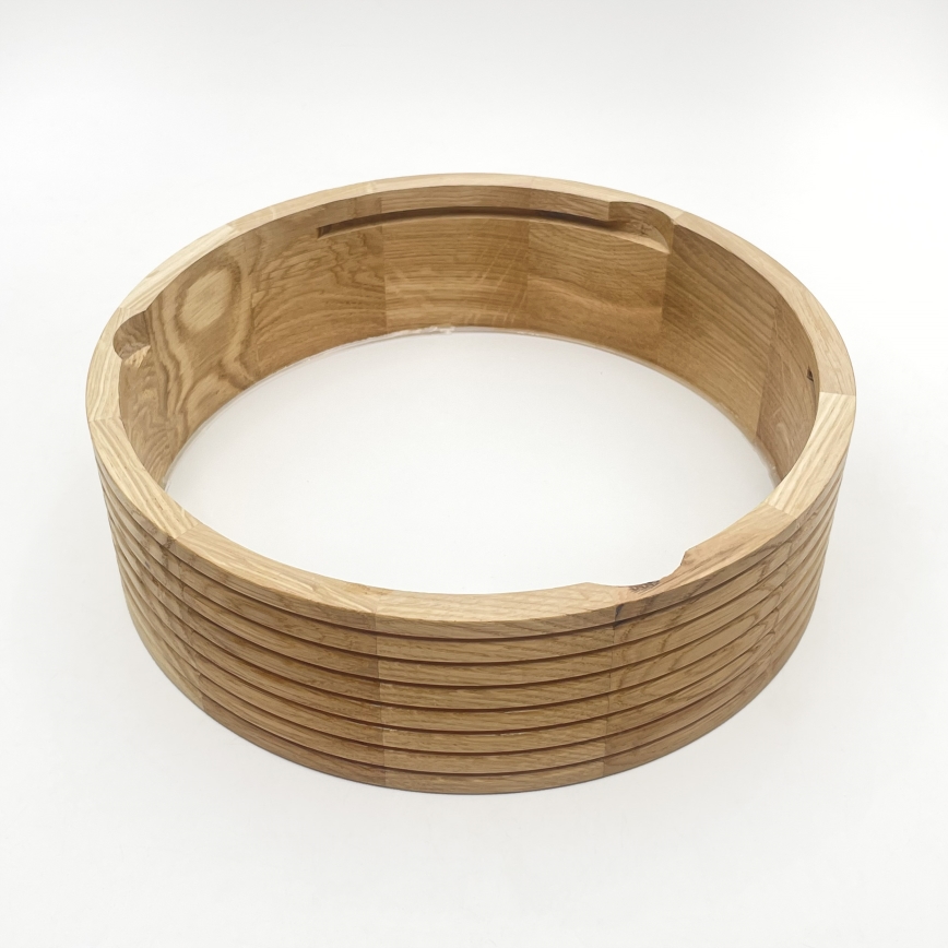 Brilagi - LED plafon CARVALHO MODERN 1xE27/60W/230V śr. 27,5 cm dąb