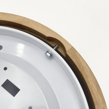 Brilagi - LED plafon CARVALHO MODERN 1xE27/60W/230V śr. 27,5 cm dąb