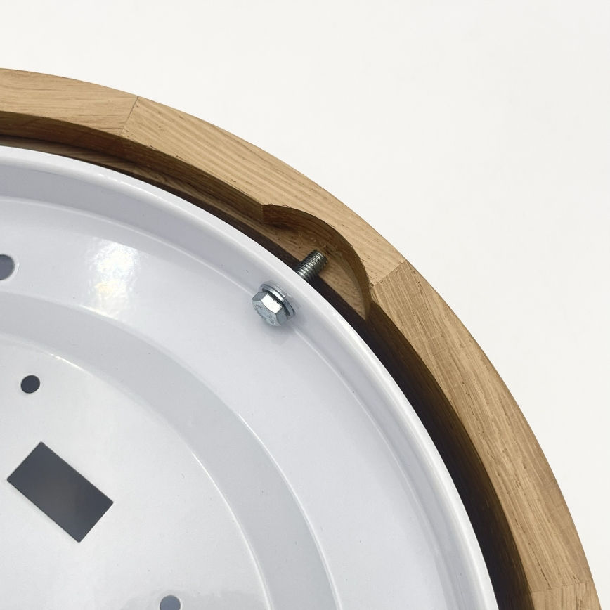 Brilagi - LED plafon CARVALHO MODERN 1xE27/60W/230V śr. 27,5 cm dąb