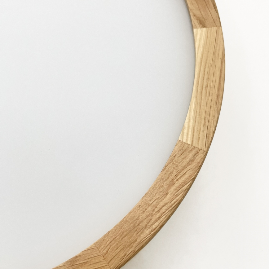 Brilagi - LED plafon CARVALHO MODERN 1xE27/60W/230V śr. 27,5 cm dąb