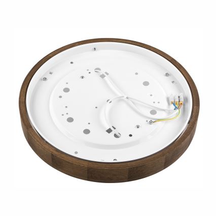 Brilagi - LED Plafon CARVALHO SLIM 2xE27/60W/230V dąb śr. 37 cm