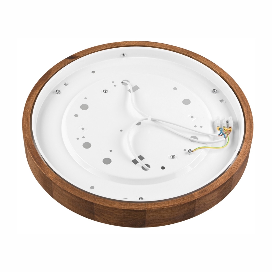 Brilagi - LED Plafon CARVALHO SLIM 2xE27/60W/230V dąb wiśnia śr. 37 cm