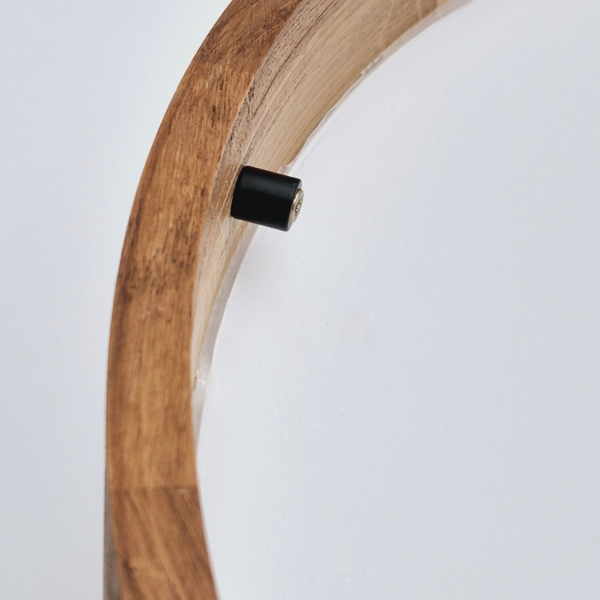 Brilagi - LED Plafon CARVALHO SLIM 3xE27/60W/230V dąb wiśnia śr. 47 cm