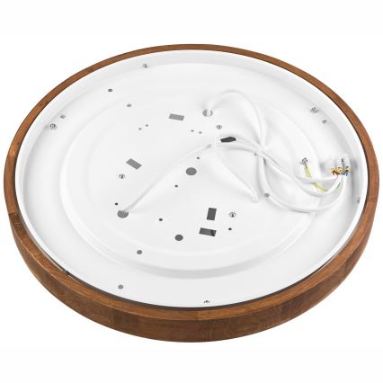 Brilagi - LED Plafon CARVALHO SLIM 3xE27/60W/230V dąb wiśnia śr. 47 cm