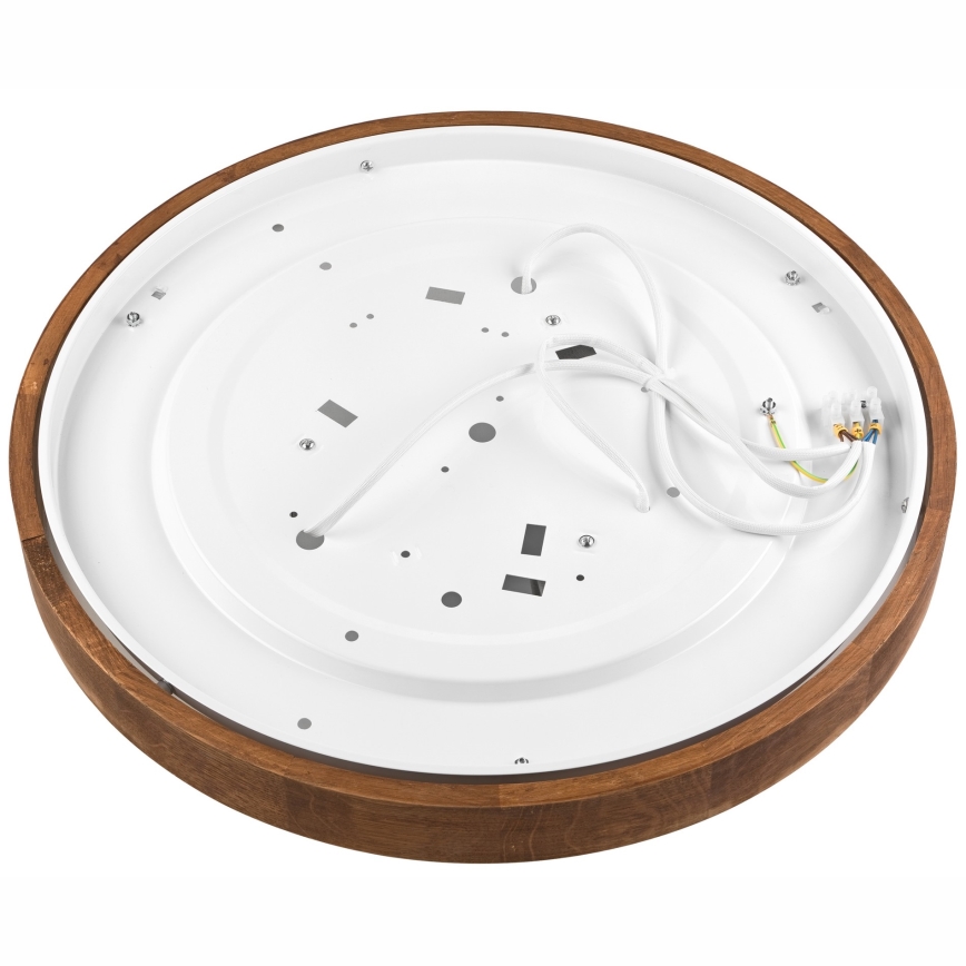 Brilagi - LED Plafon CARVALHO SLIM 3xE27/60W/230V dąb wiśnia śr. 47 cm
