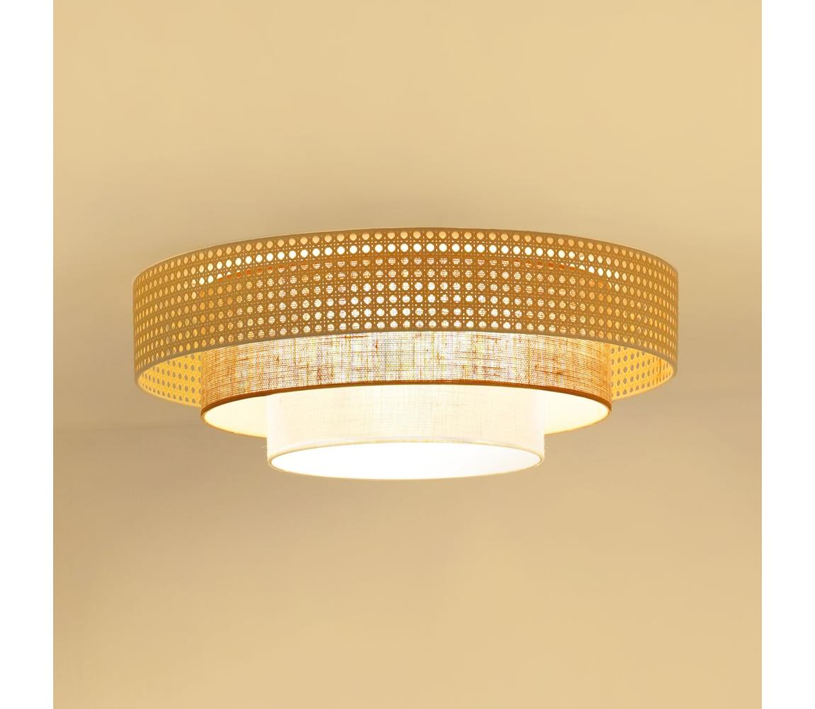 Brilagi - LED Plafon CEDAR LUNETA LED/26W/230V beżowy/brązowy/kremowy