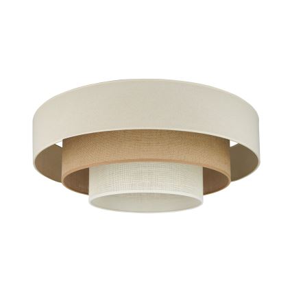 Brilagi-LED Plafon DENVER LUNETA LED/12W/230V śr. 60 cm beżowy/kremowy
