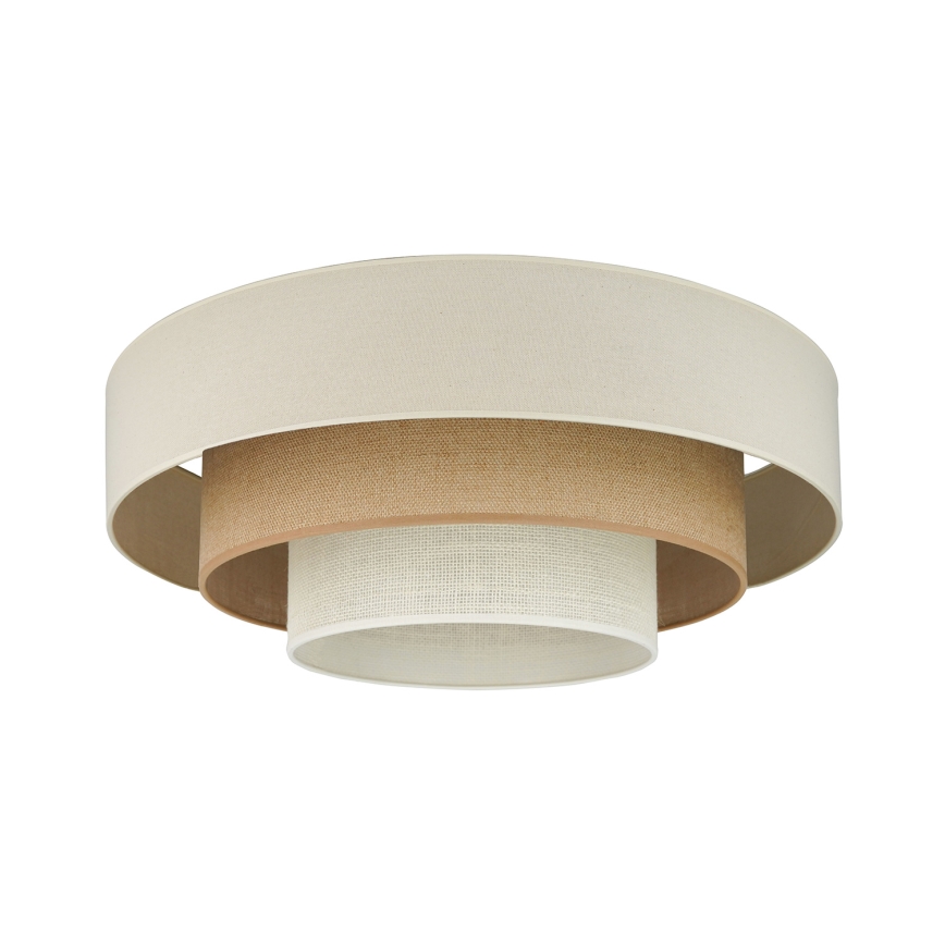 Brilagi-LED Plafon DENVER LUNETA LED/12W/230V śr. 60 cm beżowy/kremowy