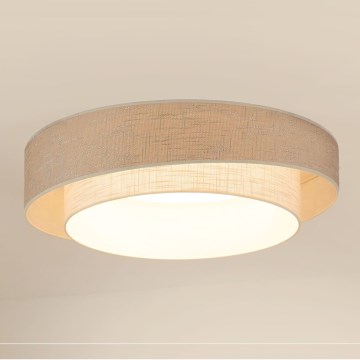 Brilagi - LED Plafon DOVER SHINE LED/26W/230V śr. 60 cm szary/kremowy