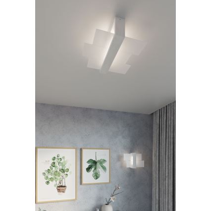 Brilagi -  LED Plafon HERA 2xE27/7,5W/230V biały