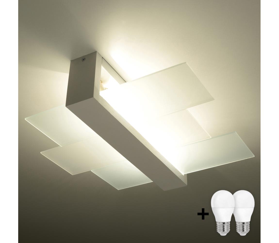 Brilagi -  LED Plafon HERA 2xE27/7,5W/230V biały