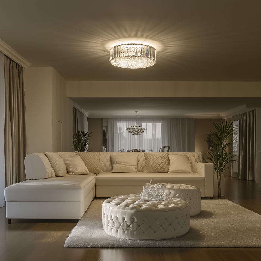Brilagi - LED Plafon kryształowy GLAMOUR 5xG9/42W/230V