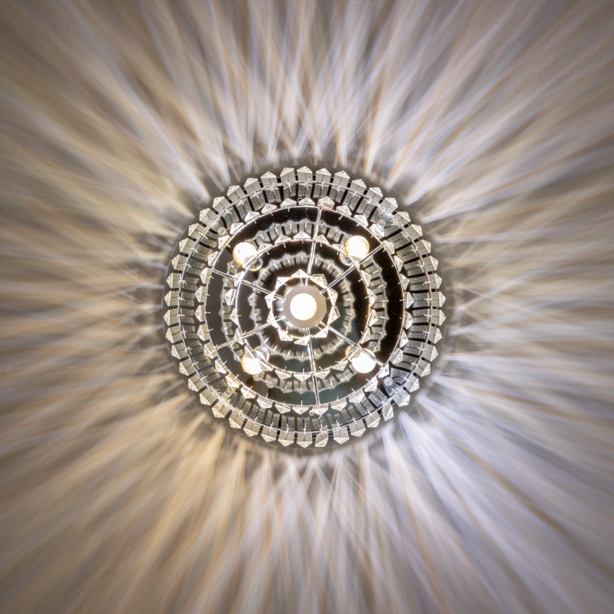 Brilagi - LED Plafon kryształowy MOZART 5xE14/40W/230V chrom błyszczący