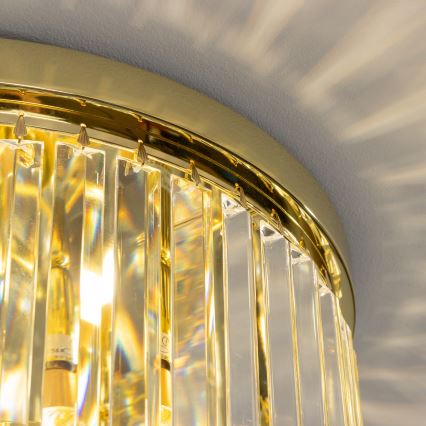 Brilagi - LED Plafon kryształowy MOZART 5xE14/40W/230V złoty