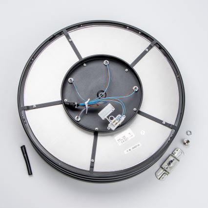 Brilagi - LED Plafon kryształowy VELURE 5xE14/40W/230V czarny