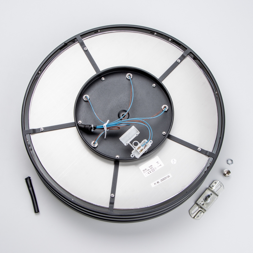 Brilagi - LED Plafon kryształowy VELURE 5xE14/40W/230V czarny