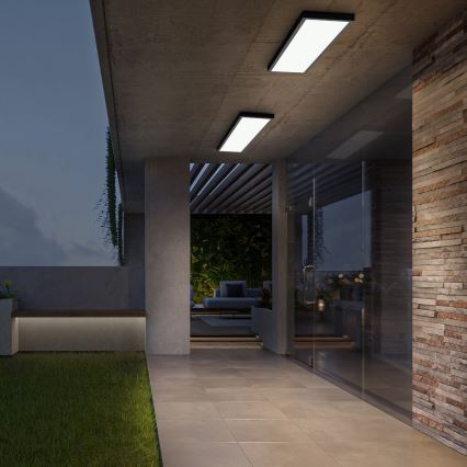 Brilagi - LED Plafon łazienkowy FRAME LED/50W/230V 120x30 cm IP44 czarny