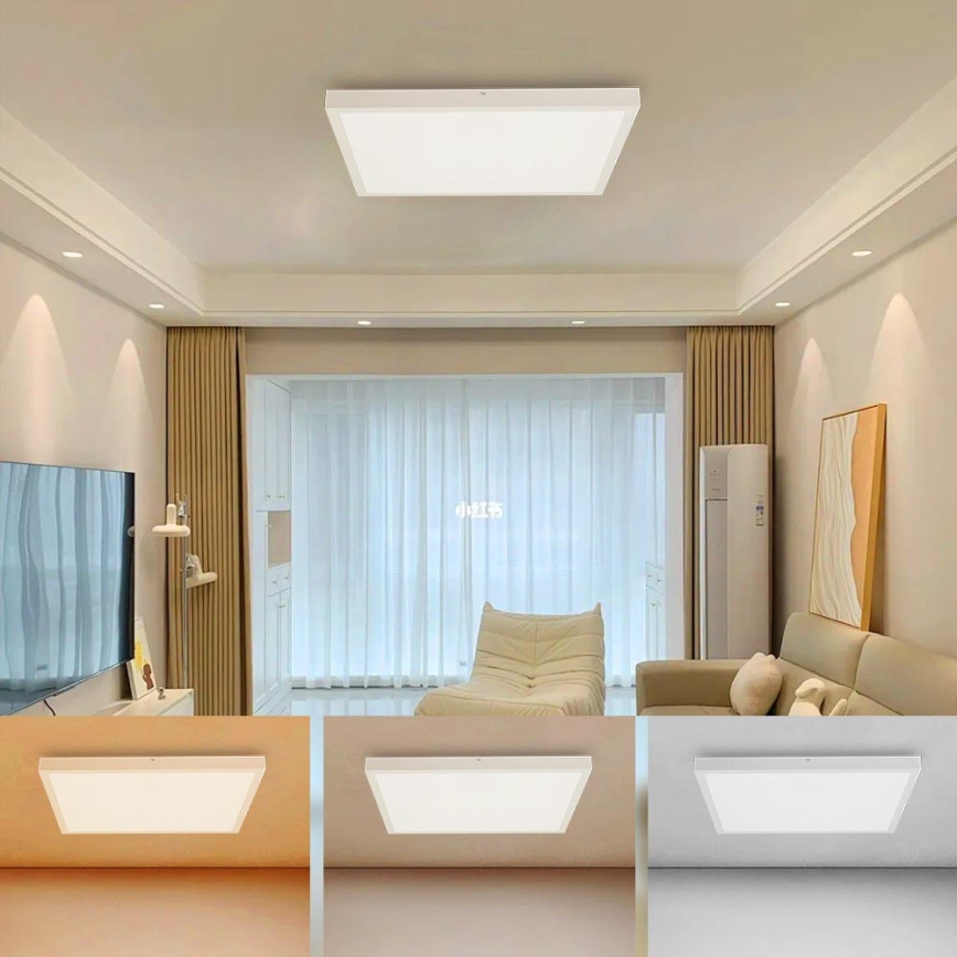 Brilagi - LED Plafon łazienkowy FRAME LED/50W/230V 60x60 cm 3000/4000/6000K IP44 biały