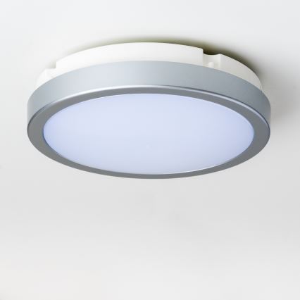 Brilagi - LED Plafon łazienkowy PERA 18W/230V śr. 22 cm IP65 srebrny