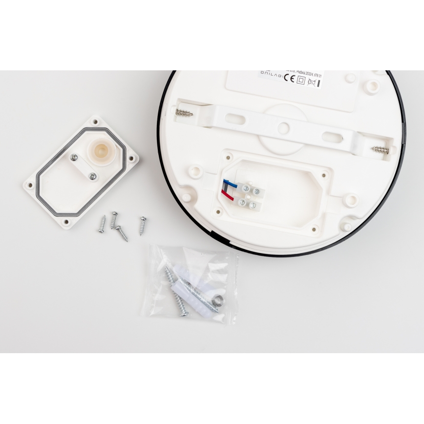 Brilagi - LED Plafon łazienkowy PERA 18W/230V śr. 22 cm IP65 srebrny
