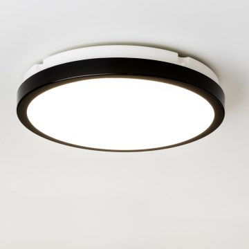 Brilagi - LED Plafon łazienkowy PERA LED/24W/230V śr. 28 cm IP65 czarny