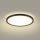 Brilagi - LED Plafon łazienkowy ULTRA SLIM LED/24W/230V 42x42 cm czarny IP54