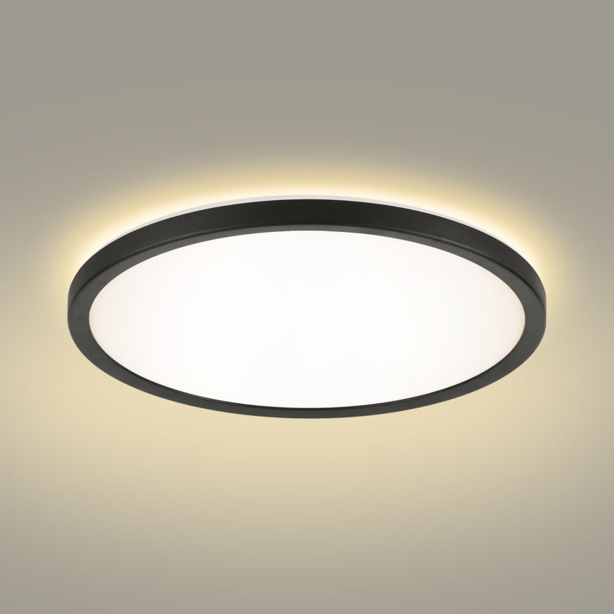 Brilagi - LED Plafon łazienkowy ULTRA SLIM LED/24W/230V śr. 42 cm czarny IP54