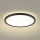 Brilagi - LED Plafon łazienkowy ULTRA SLIM LED/24W/230V śr. 42 cm czarny IP54
