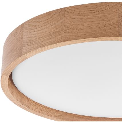 Brilagi - LED Plafon ściemnialny MANAROLA SMART LED/24W/230V 2700-6500K dąb śr. 41 cm Wi-Fi + pilot Tuya