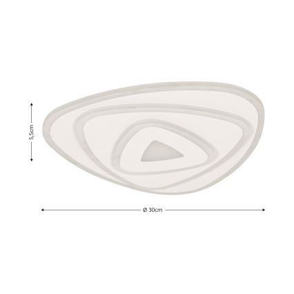 Brilagi - LED Plafon ściemnialny MODERN MINI LED/45W/230V 3000/4000/6000K 30x30 cm + zdalne sterowanie