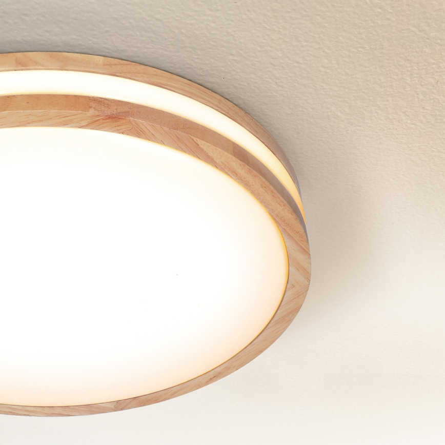 Brilagi - LED Plafon MOLINA LED/24W/230V dąb śr. 29 cm