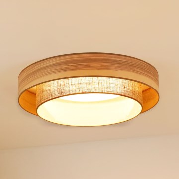 Brilagi - LED Plafon MONTANA BOHO LED/26W/230V śr. 60 cm brązowy