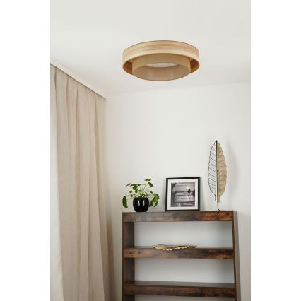 Brilagi - LED Plafon MONTANA BOHO LED/26W/230V śr. 60 cm brązowy