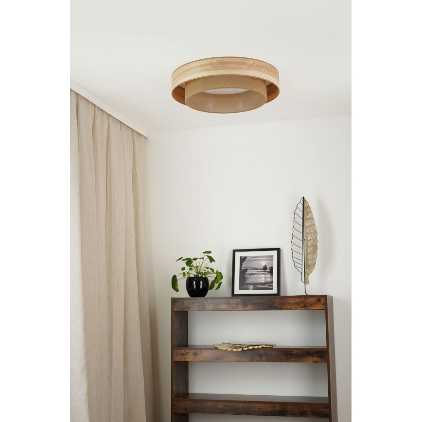 Brilagi - LED Plafon MONTANA BOHO LED/26W/230V śr. 60 cm brązowy