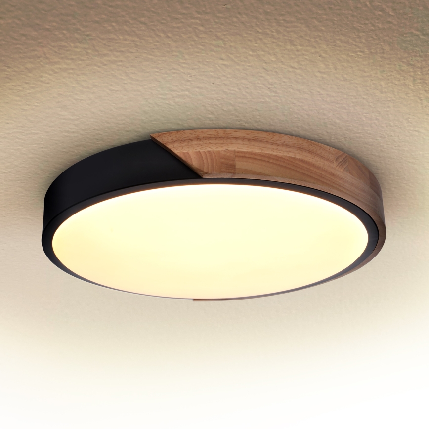 Brilagi - LED Plafon PILANA LED/24W/230V dąb śr. 30 cm