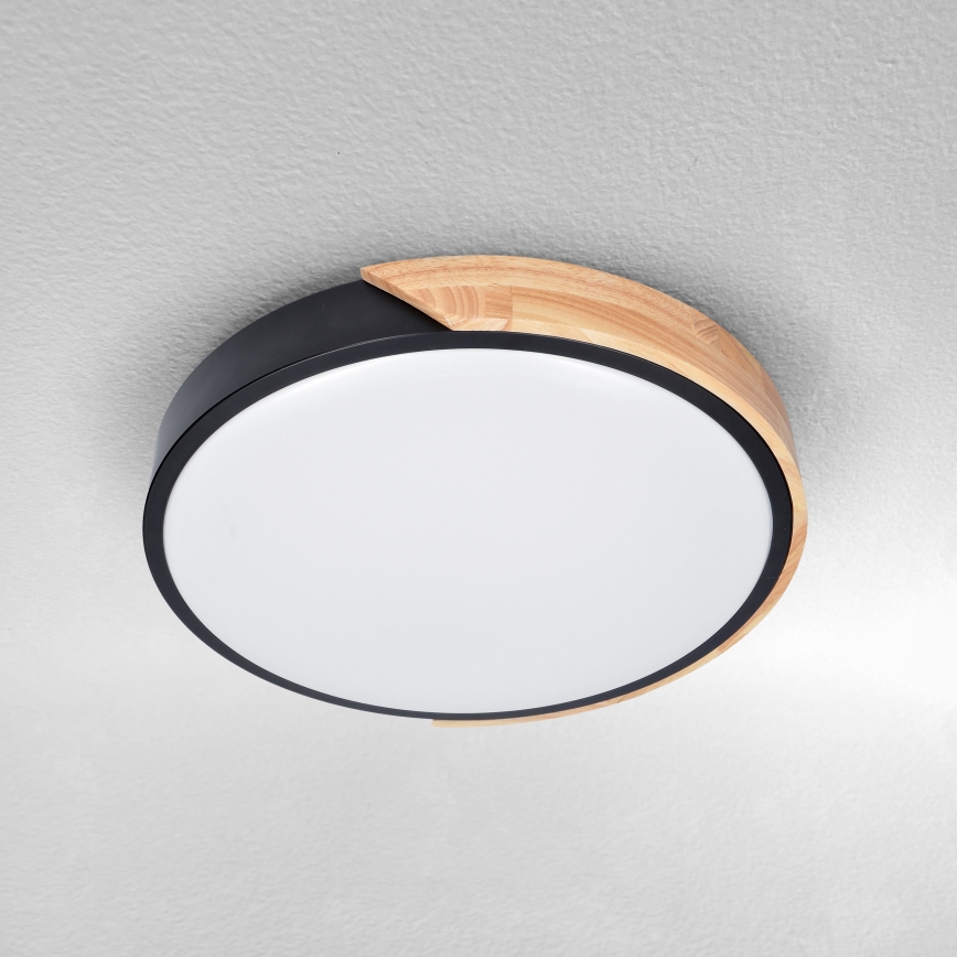 Brilagi - LED Plafon PILANA LED/24W/230V dąb śr. 30 cm