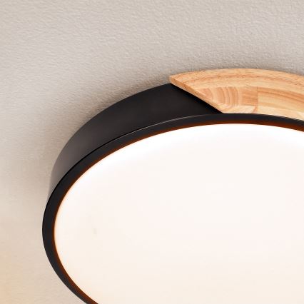 Brilagi - LED Plafon PILANA LED/24W/230V dąb śr. 30 cm