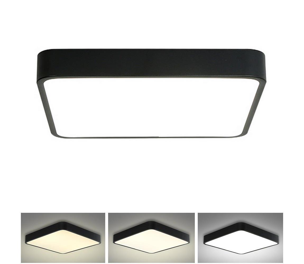 Brilagi - LED Plafon POOL LED/36W/230V 3000/4500/6000K 40x40 cm czarny