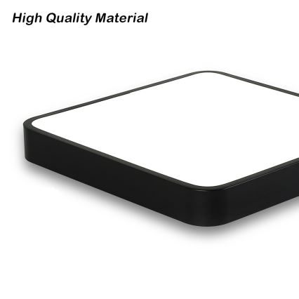 Brilagi - LED Plafon POOL LED/36W/230V 3000/4500/6000K 40x40 cm czarny