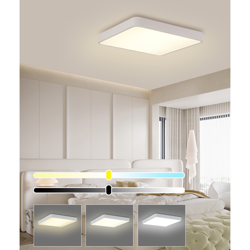 Brilagi - LED Plafon POOL LED/48W/230V 3000/4500/6000K 50x50 cm biały