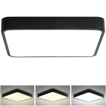 Brilagi - LED Plafon POOL LED/48W/230V 3000/4500/6000K 50x50 cm czarny