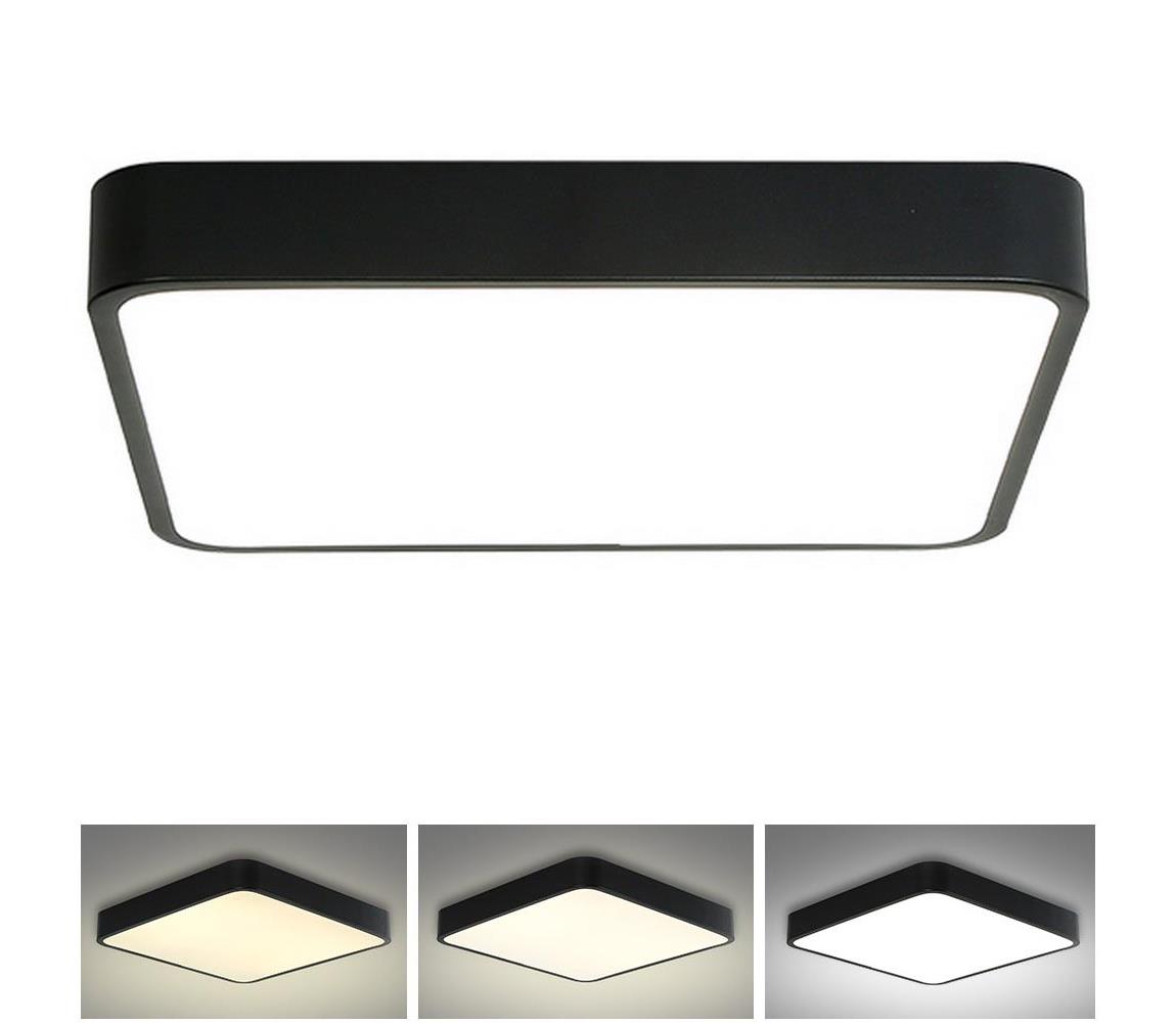 Brilagi - LED Plafon POOL LED/48W/230V 3000/4500/6000K 50x50 cm czarny