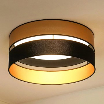 Brilagi - LED Plafon ROYAL LED/24W/230V śr. 45 cm czarny/złoty