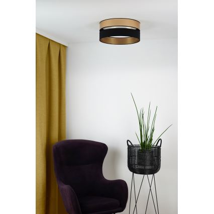 Brilagi - LED Plafon ROYAL LED/24W/230V śr. 45 cm czarny/złoty